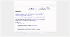 Desktop Screenshot of isometry.net